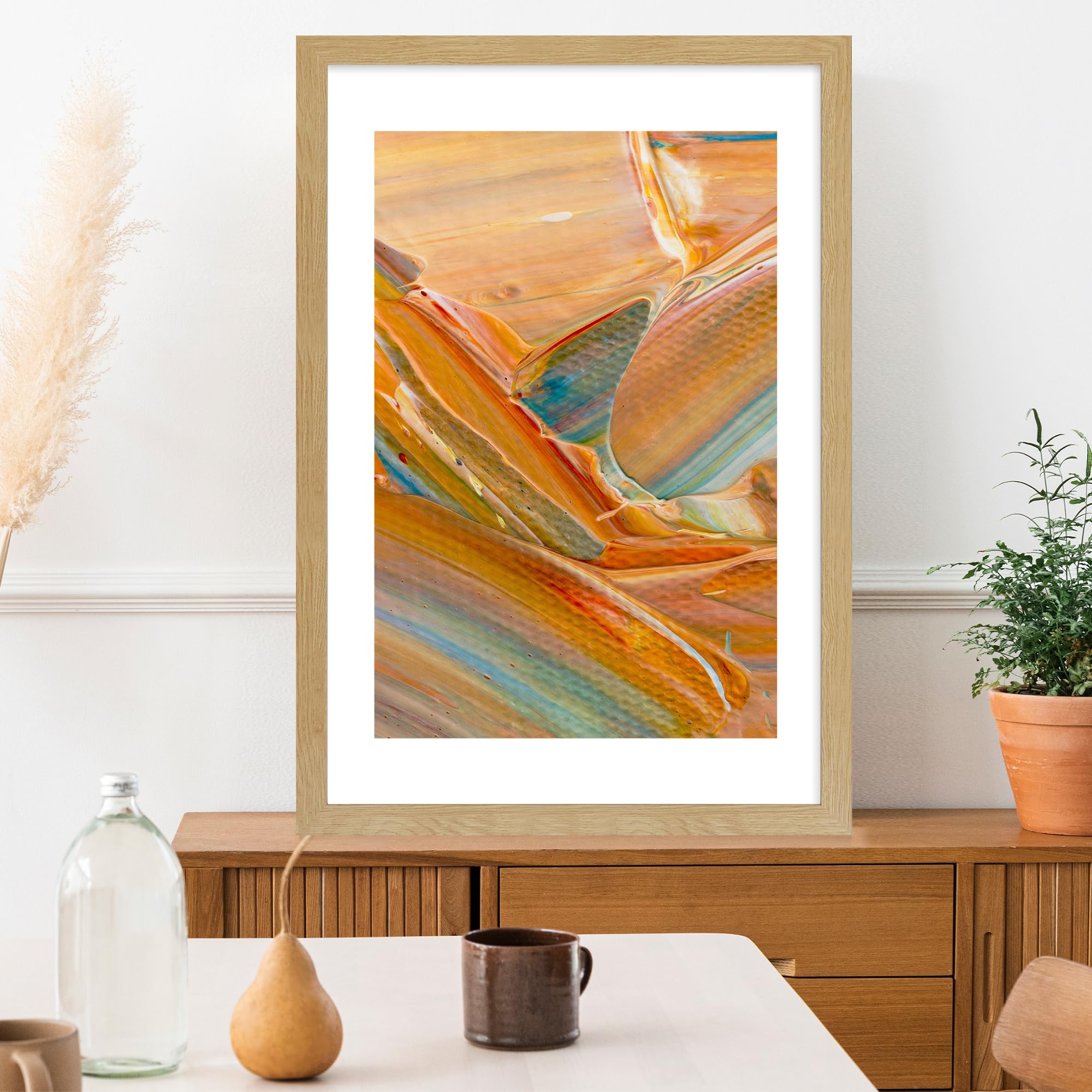 Hongkee wall-mount capable frame shown in horizontal and vertical orientations for versatile display