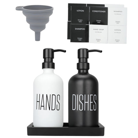 Hongno set uses rustproof stainless steel pumps for smooth, drip-free operation.