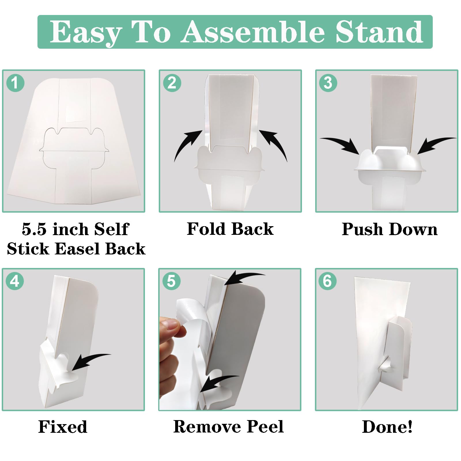 Hongpar ABC photo album inserts shown in a neat, user‑friendly layout.