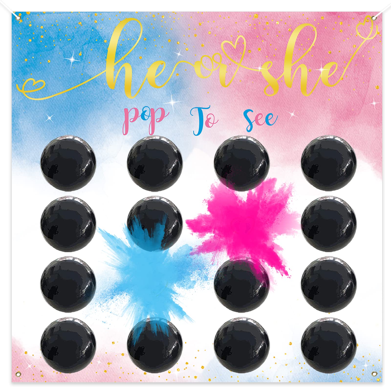 Hongpar gender reveal backdrop ideal for photo moments