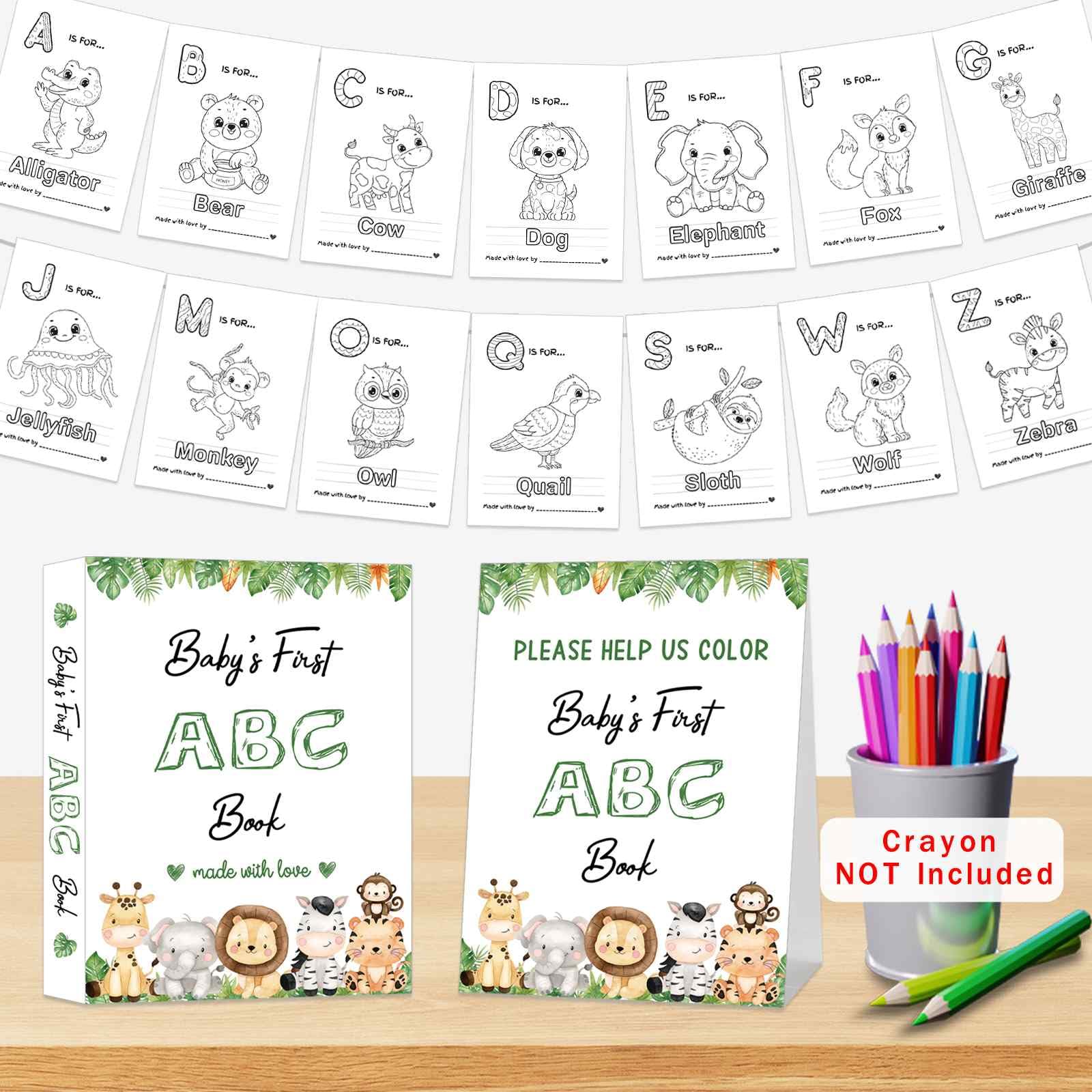 Hongpar baby shower table sign guides guests to the activity.