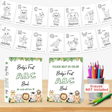 Hongpar baby shower table sign guides guests to the activity.