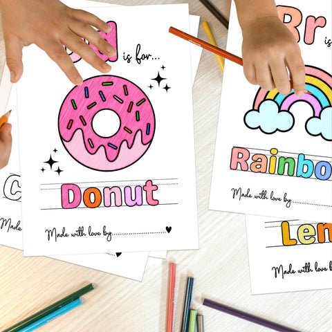 Hongpar color pages card stock prints, vibrant and colorfast for events.