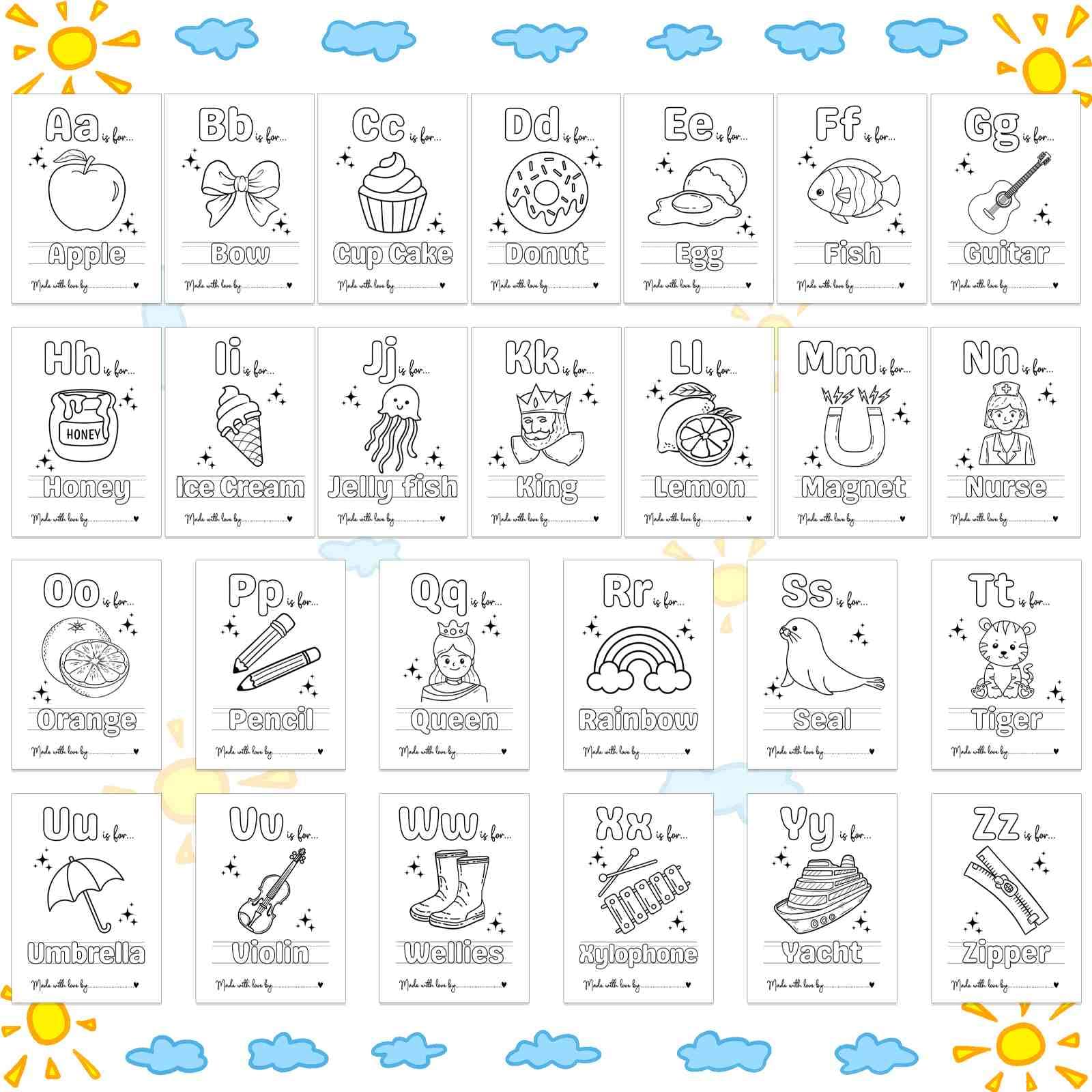 Hongpar table sign for baby shower display, guiding guests to color.
