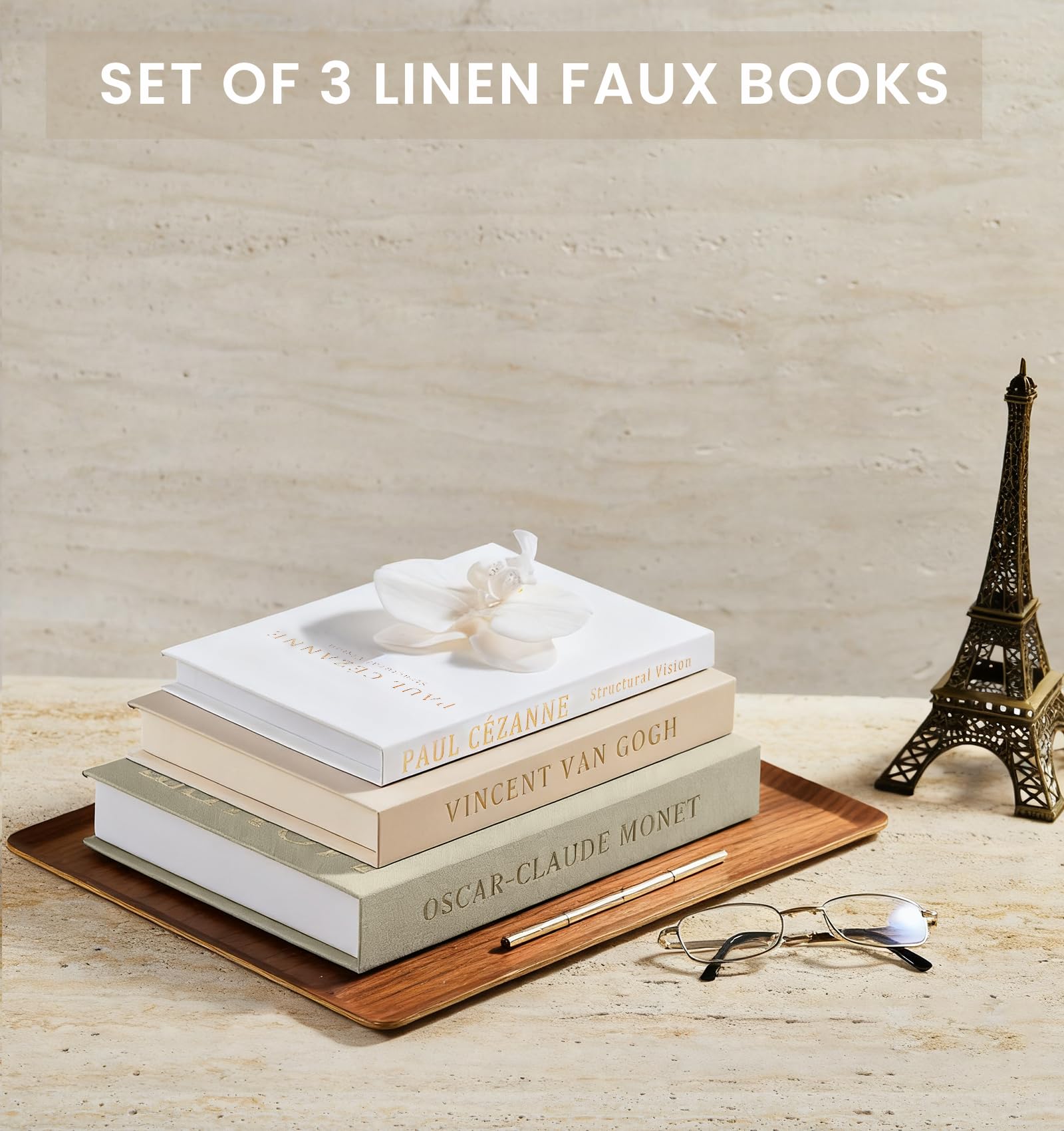 hongqu us Faux book storage box hides essentials while keeping stylish surfaces tidy and at hand.