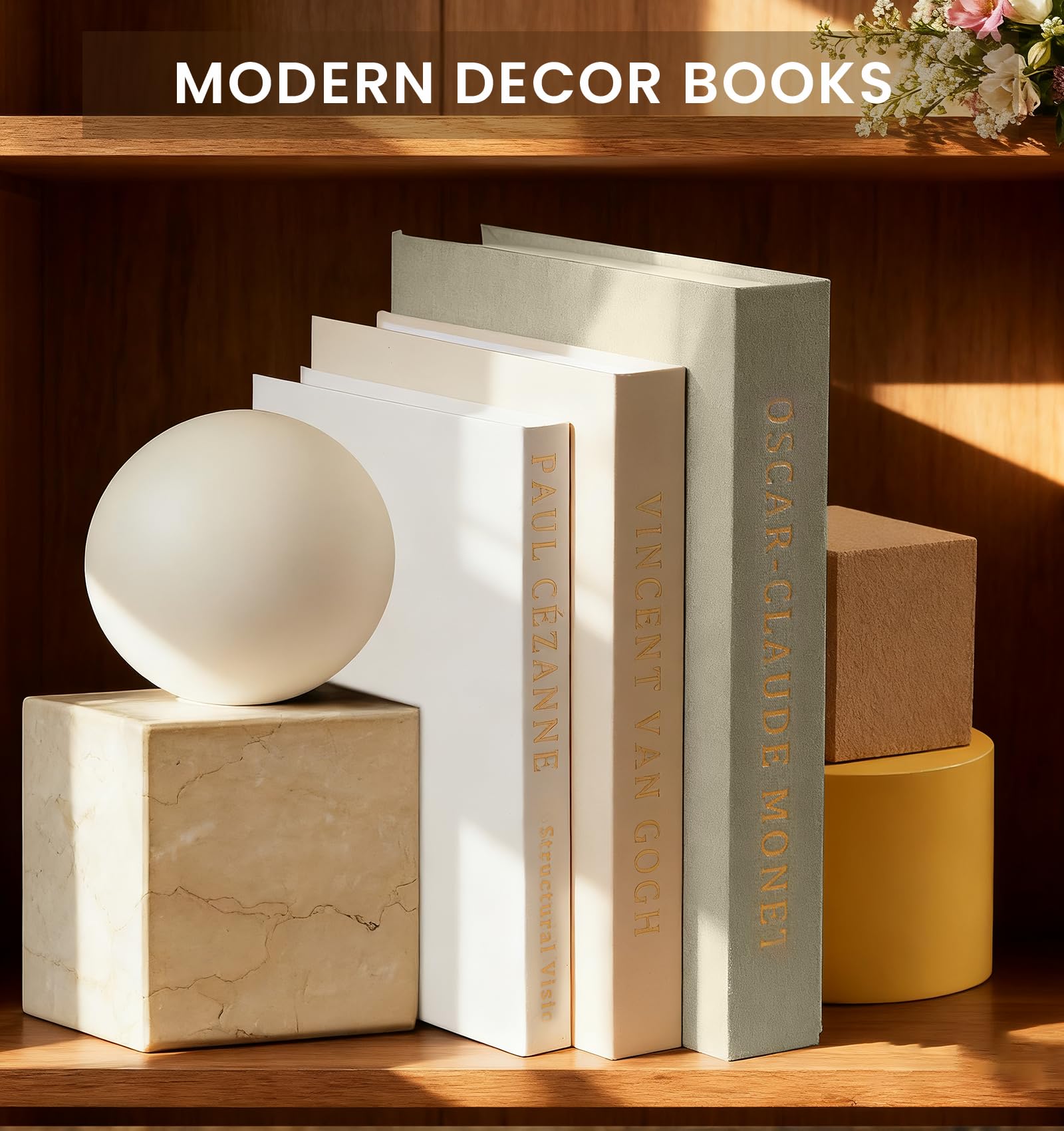 hongqu us Flat-packaged faux book set is gift-ready for design lovers.