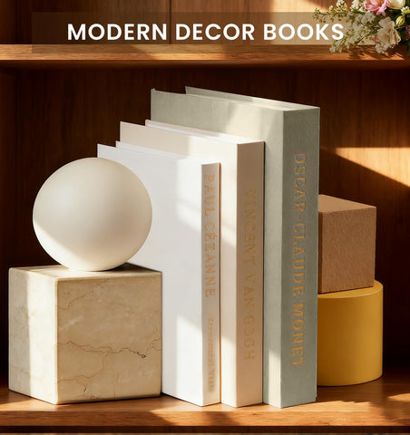 hongqu us Flat-packaged faux book set is gift-ready for design lovers.