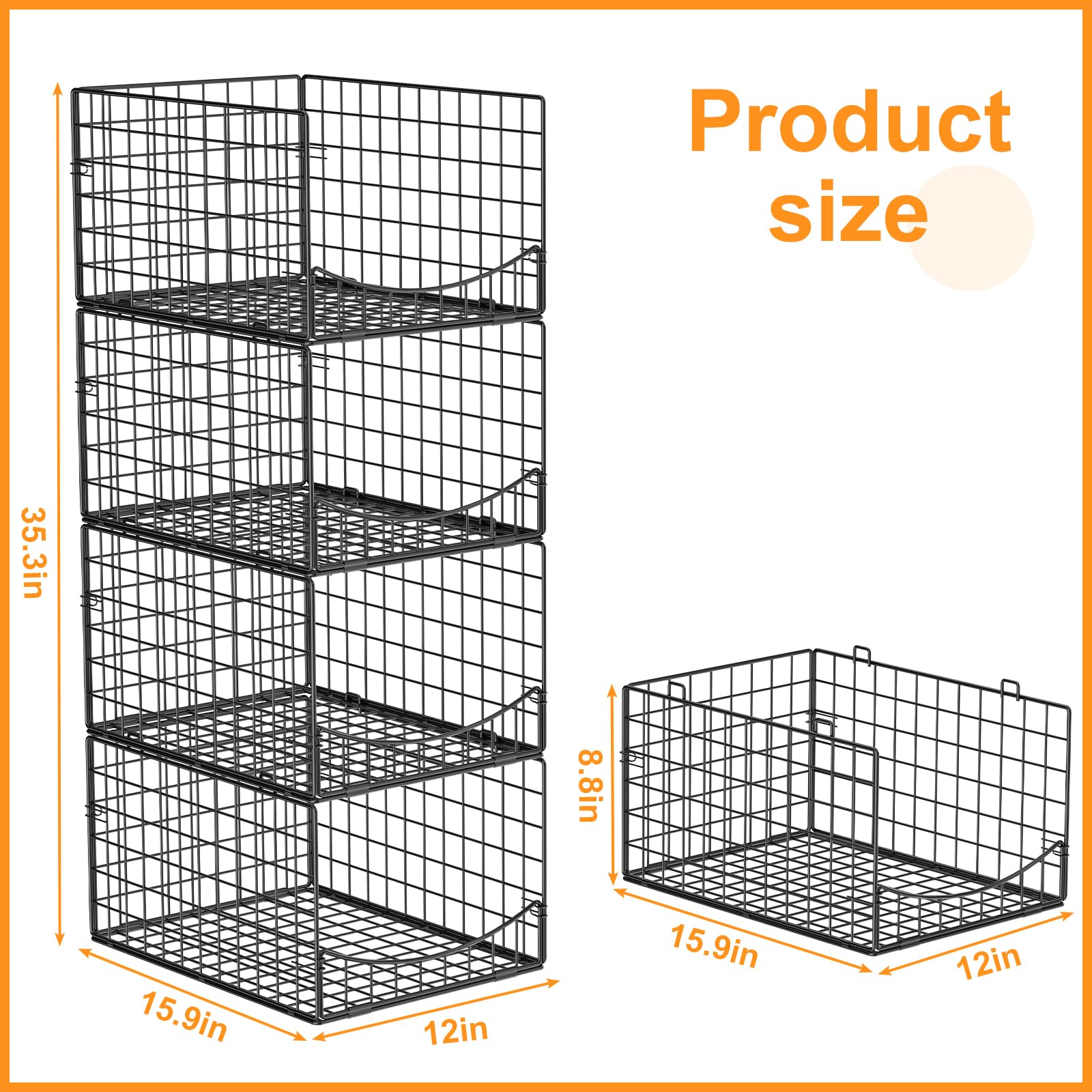 Hongtamoya versatile organizers for wardrobe, kitchen, bathroom, and office.