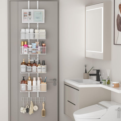 Hongtamoya durable over-door rack supports heavy loads for safer storage.