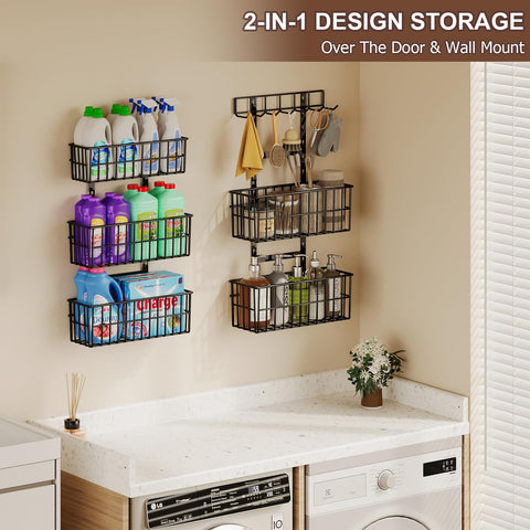 Hongtamoya heavy-duty steel wire frame supports up to 50 lbs per shelf