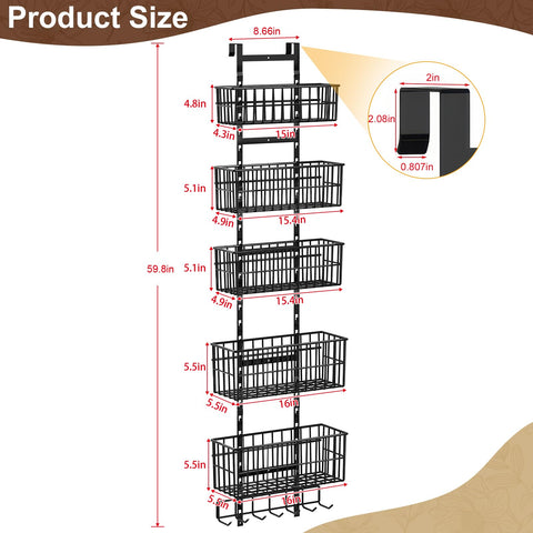 Hongtamoya kitchen storage for spices and snacks