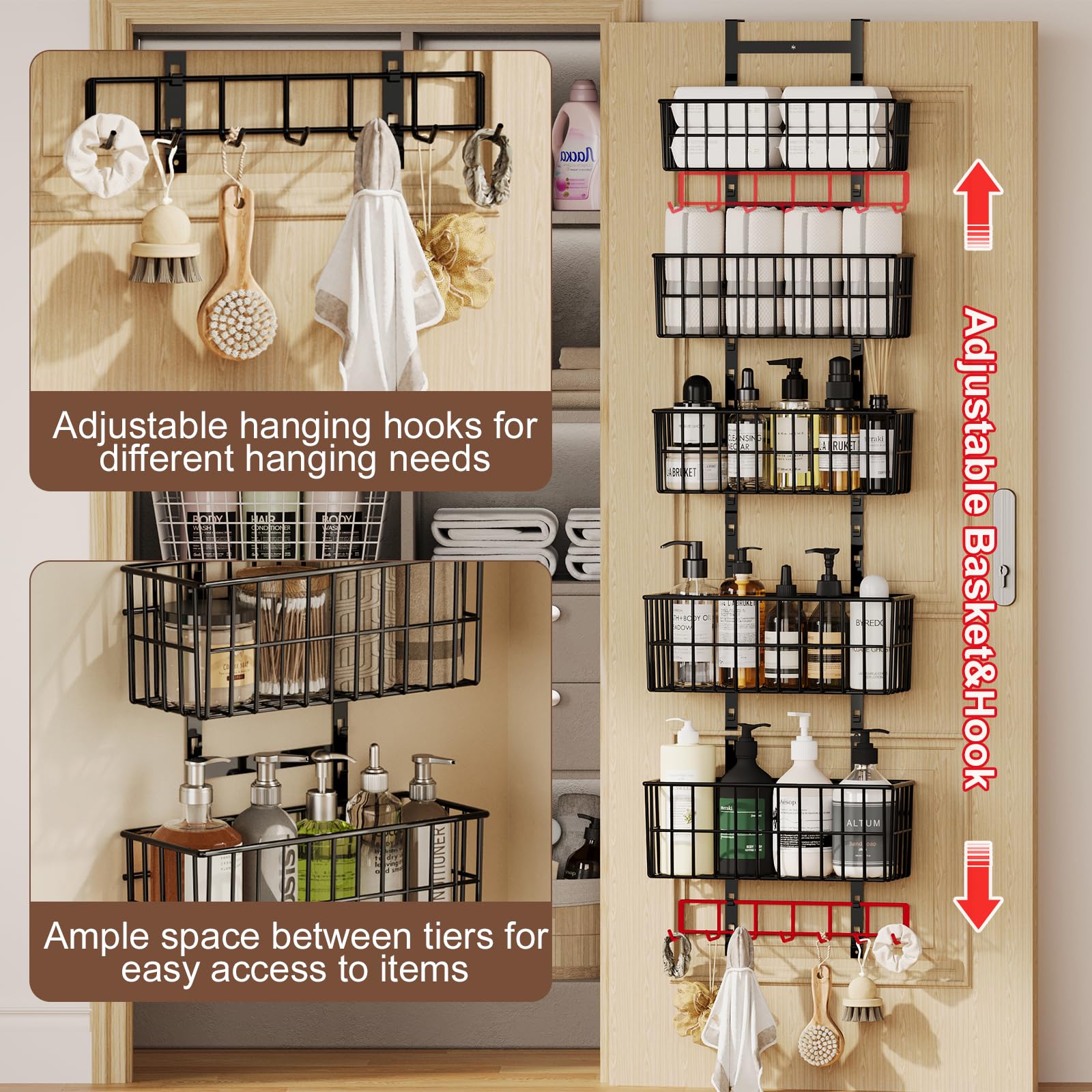 Hongtamoya pantry storage solution ideal for detergents and cleaners