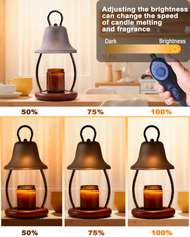 HONGZZI candle warmer lamp brightness-control to set the mood