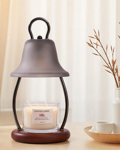 HONGZZI candle warmer lamp with timer and dimmer for cozy evenings