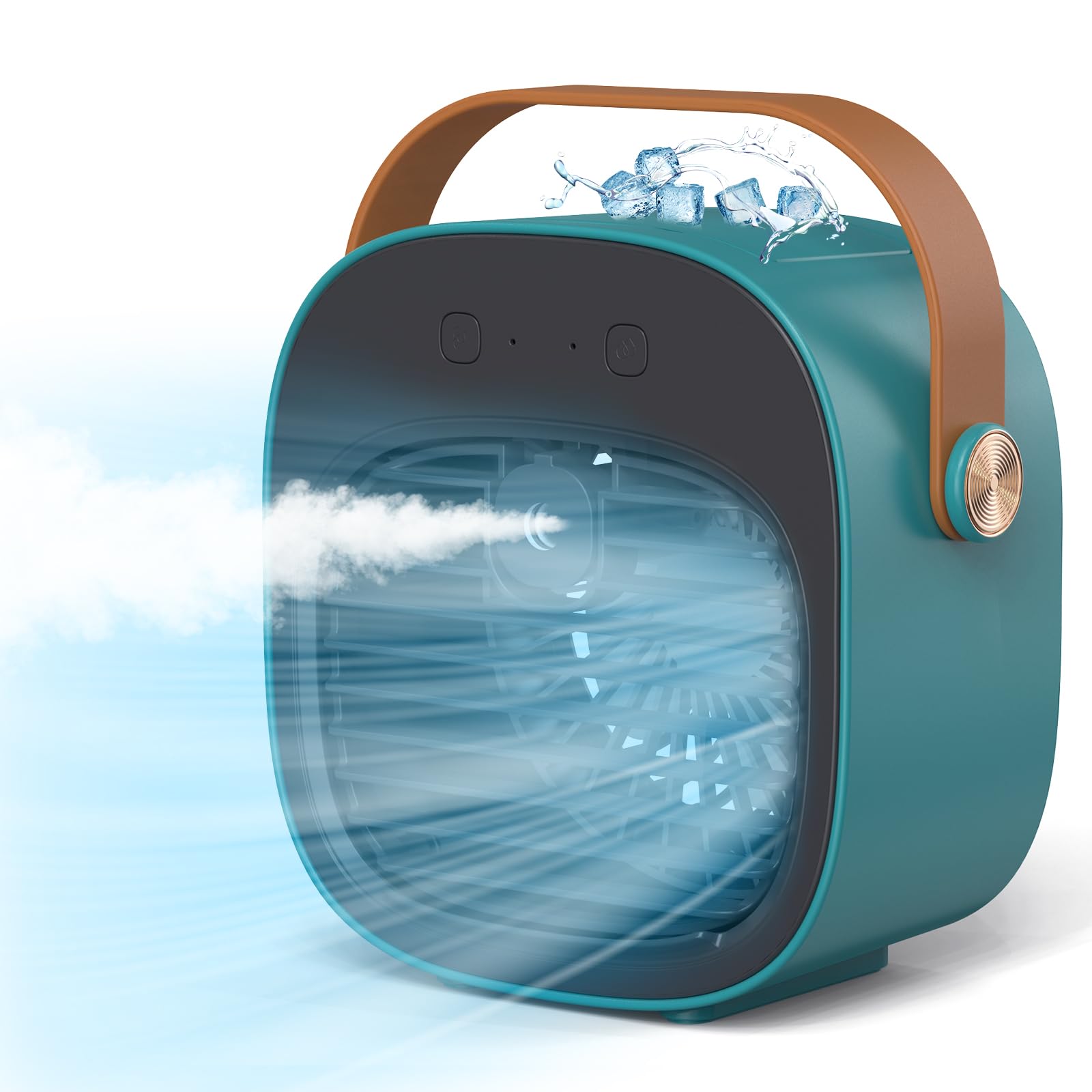honiitaa portable air conditioner 5200mAh powers cool air on the go