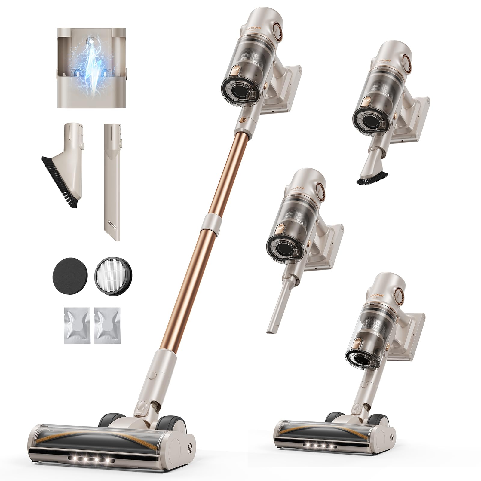 Honiture Clean P7 Pro cleans hardwood floors with strong cordless suction for easy daily cleaning.
