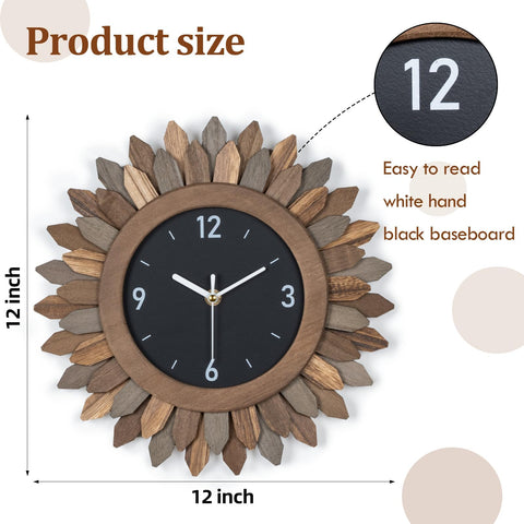 Honiway boho sunburst face creates an eye-catching focal point for interiors.
