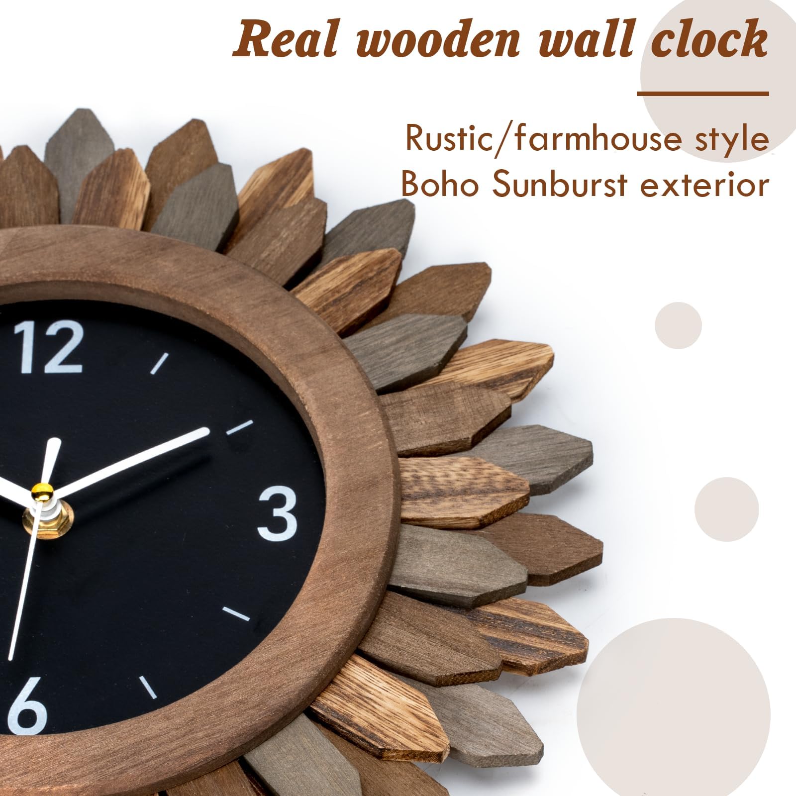 Honiway rustic wood texture adds natural warmth to any wall decor.