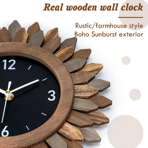 Honiway rustic wood texture adds natural warmth to any wall decor.