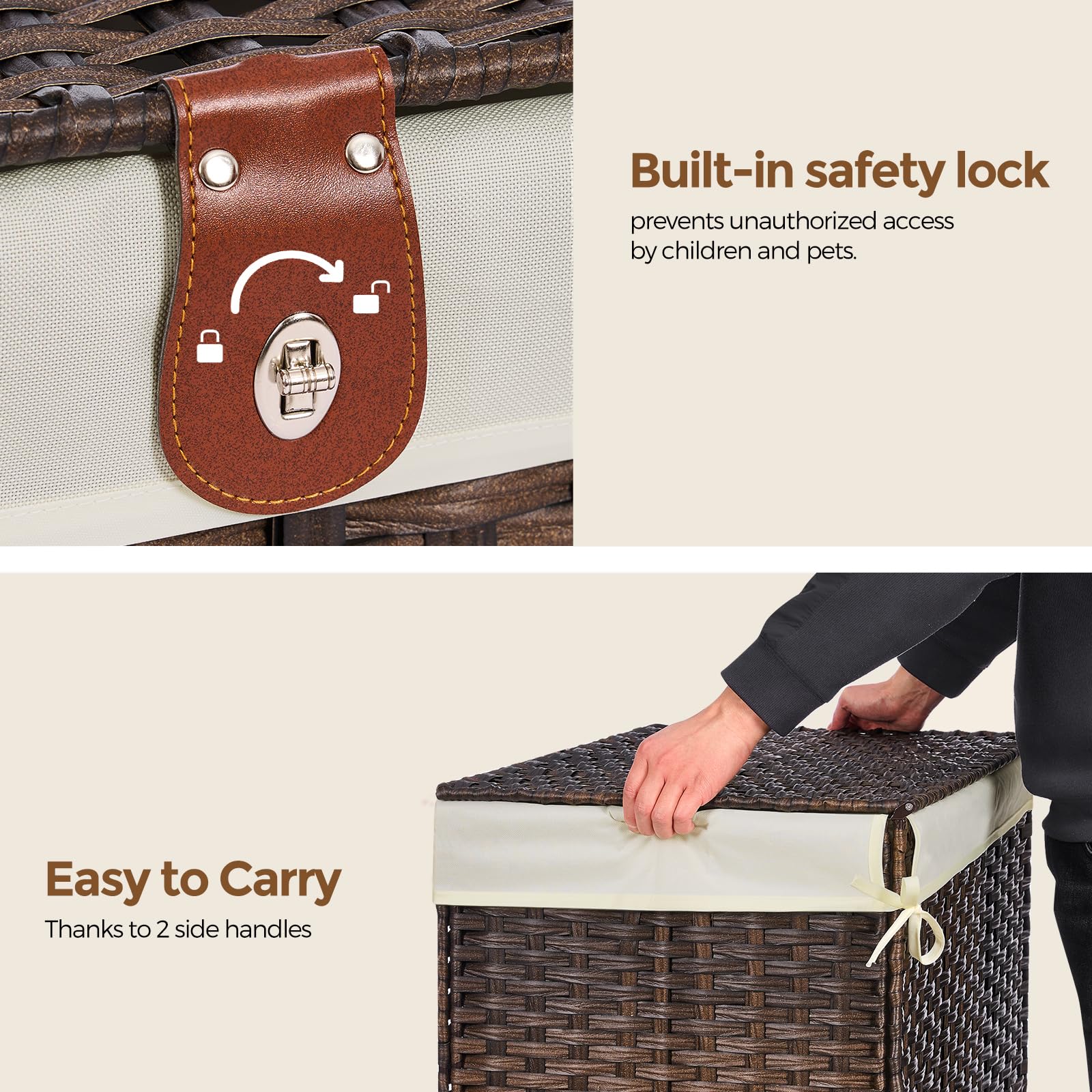 Honjourai foldable trunk design saves space when not in use.