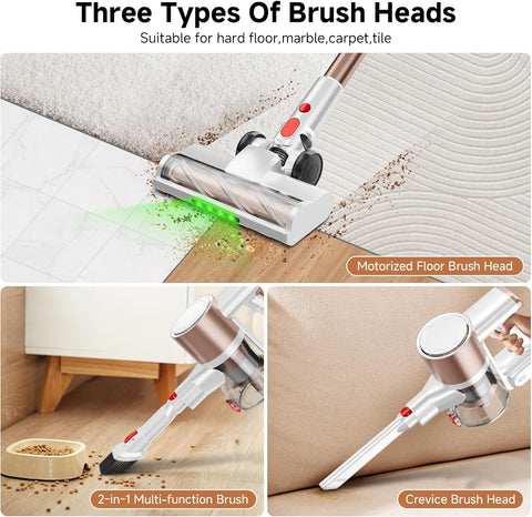 Honki lightweight design enables comfortable cleaning across rooms.