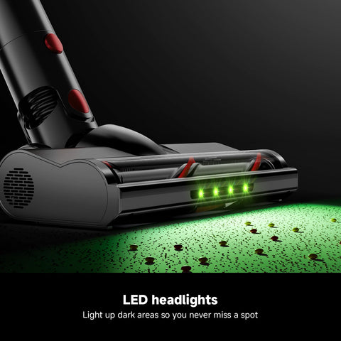 Honki motorized brush head tackles pet hair on furniture with ease.