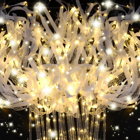 HONLYNE light-up wands bulk pack for weddings with vibrant night glow and festive energy.