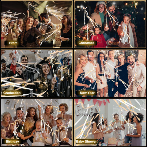 HONLYNE party glow wands for Christmas, birthdays, concerts, and more