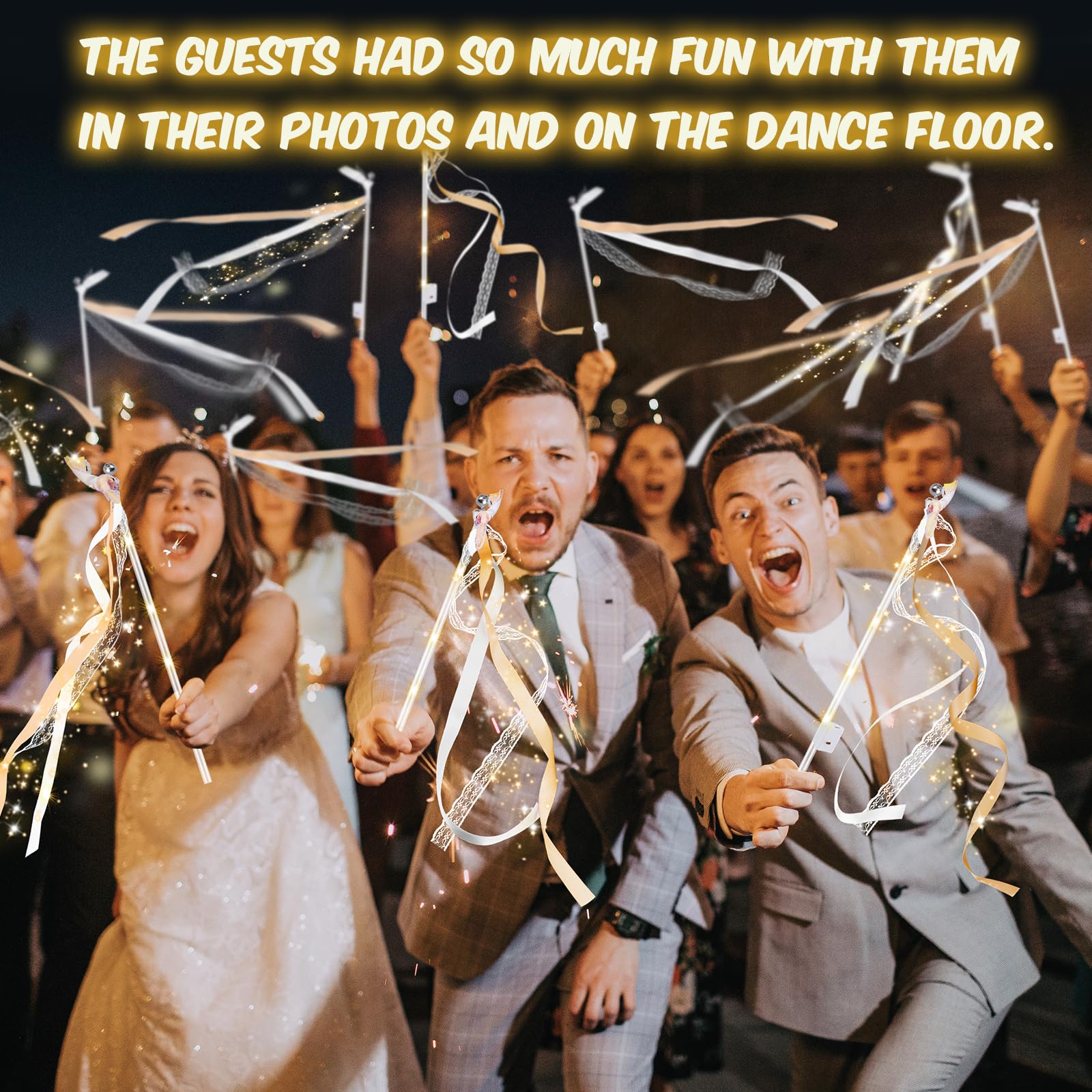 HONLYNE wedding reception props, bulk LED wands suitable for giveaways