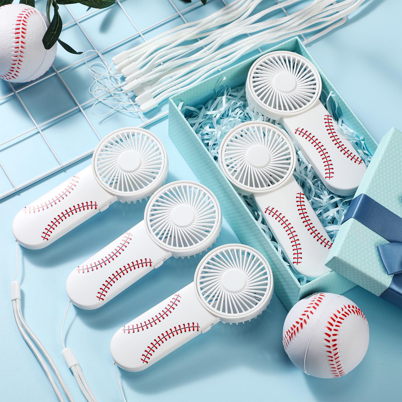 Honoson baseball-themed handheld fan bulk ideal for team gifts