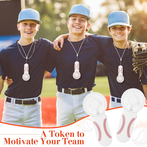 Honoson battery-not-included baseball fan powered by AA batteries