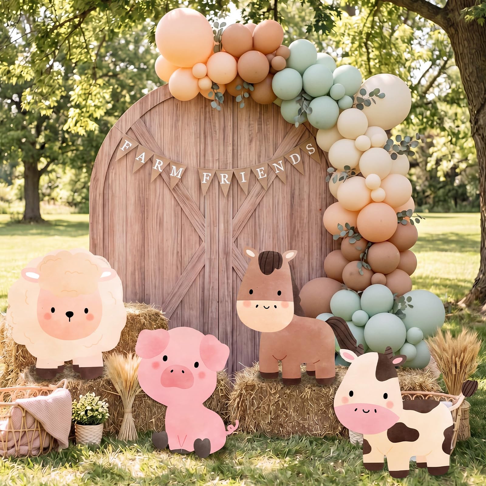 Honoson farm animals cutout horse; sturdy cardboard for events and displays