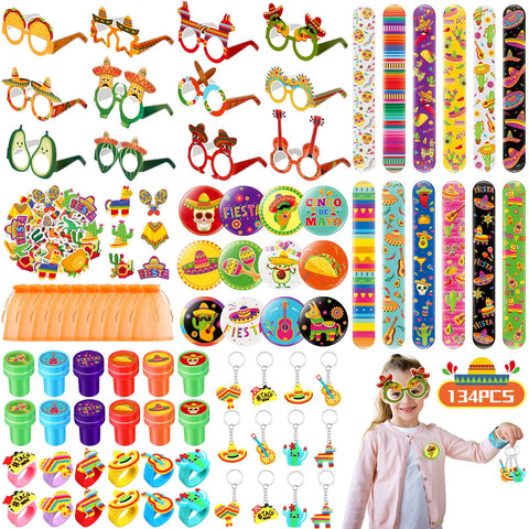 Honoson fiesta slap bracelets add color and interactive flair to parties.
