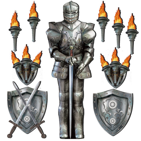 Honoson medieval knight armor standee for dramatic castle photo ops.