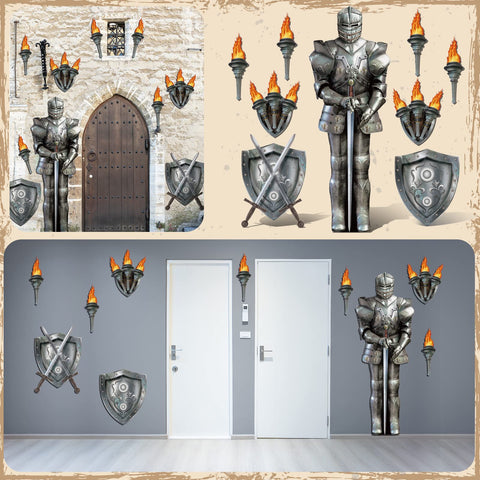 Honoson multiple torch standees create illuminated castle scenes and group photos.