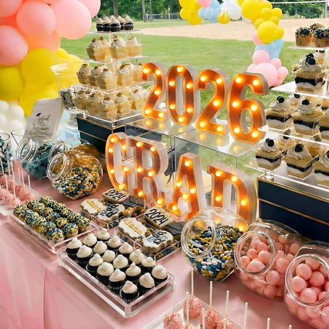 Honoson pink glitter LED sign adds sparkle to party decor