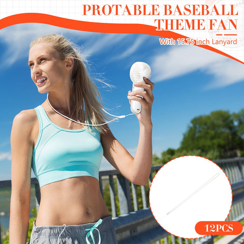 Honoson portable baseball-themed fan delivers compact cooling on the move