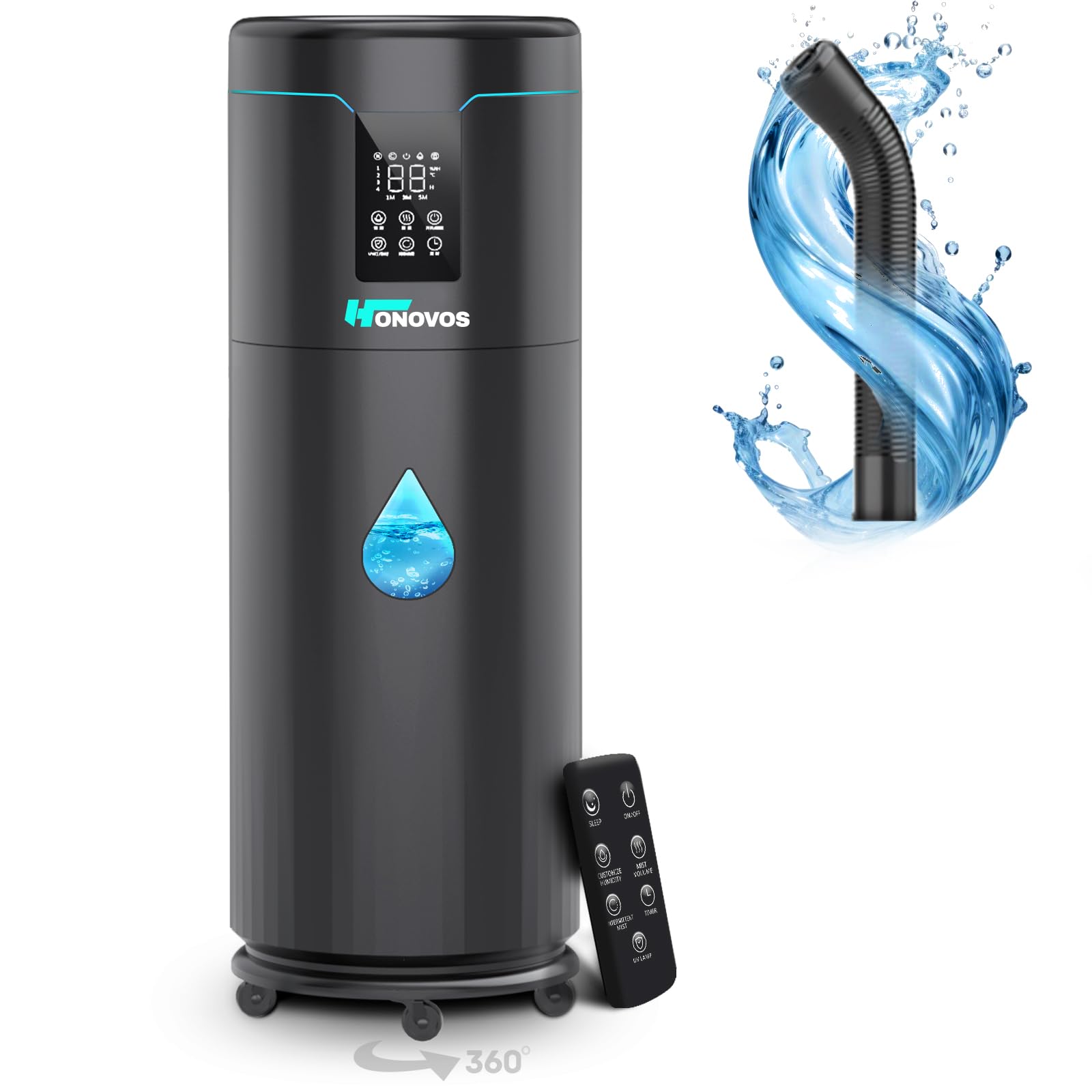 Honovos humidifier 17l capacity ideal for large rooms.