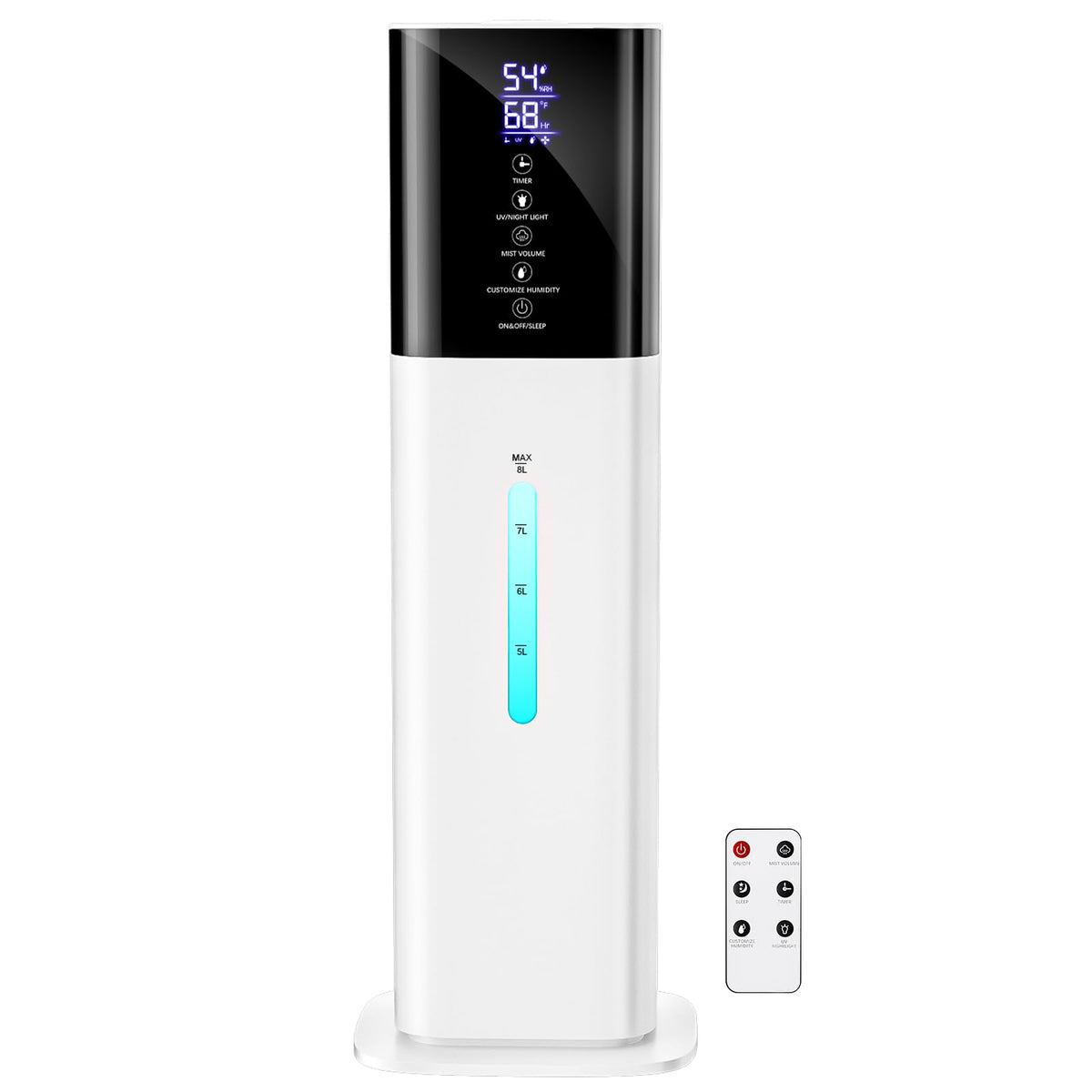 Honovos 8L humidifier with removable tank for large rooms