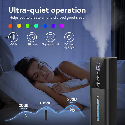 Honovos timer and sleep mode for customizable running hours