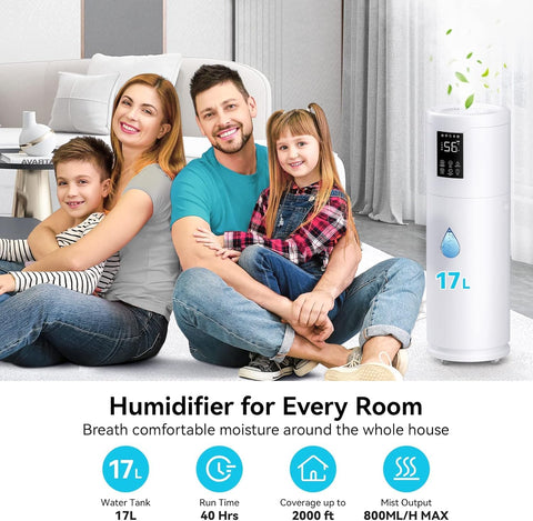 Honovos humidifier top-fill design enables easy refills