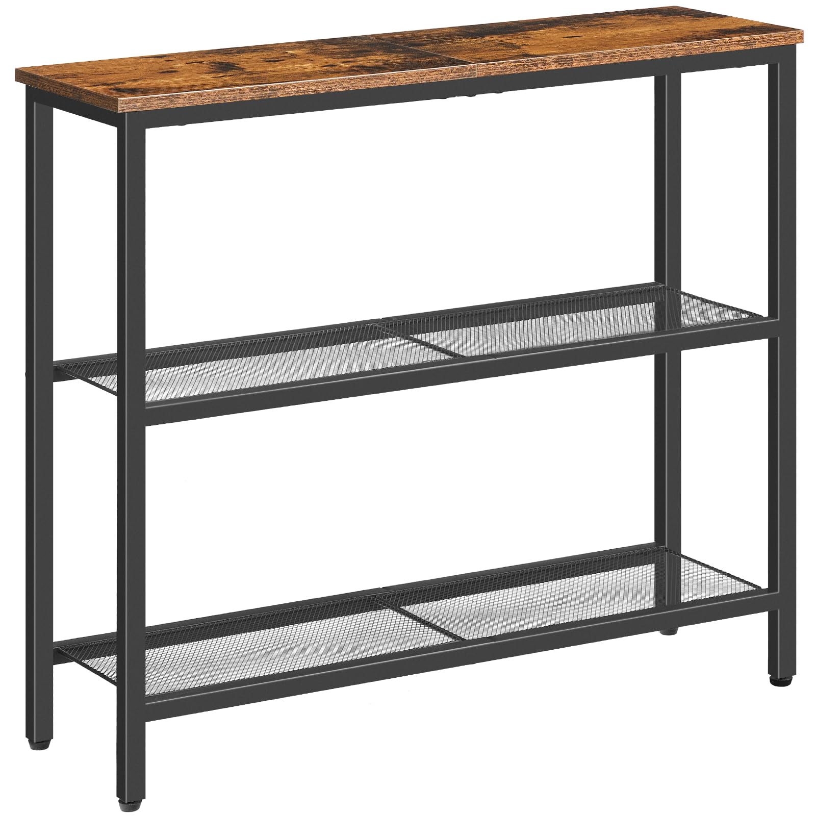 HOOBRO 29.5 inch narrow console table front view ideal for compact entryways