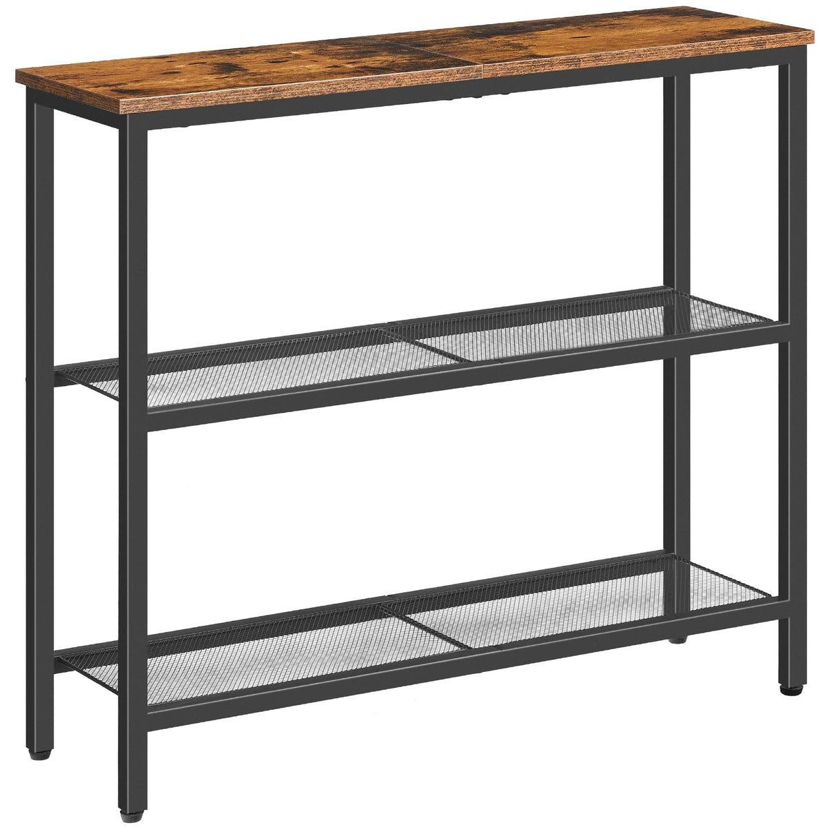 HOOBRO 29.5 inch narrow console table front view ideal for compact entryways