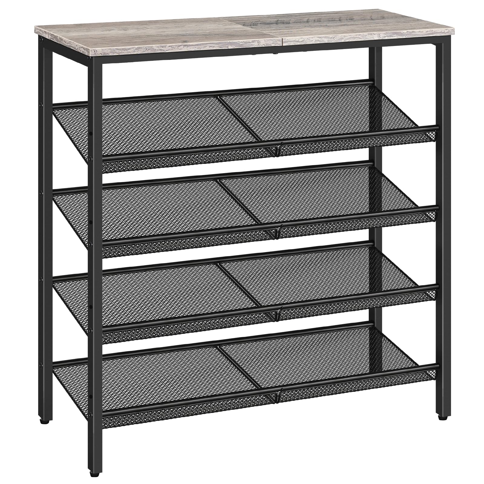 HOOBRO 5-tier entryway shoe rack keeps shoes neatly organized and accessible