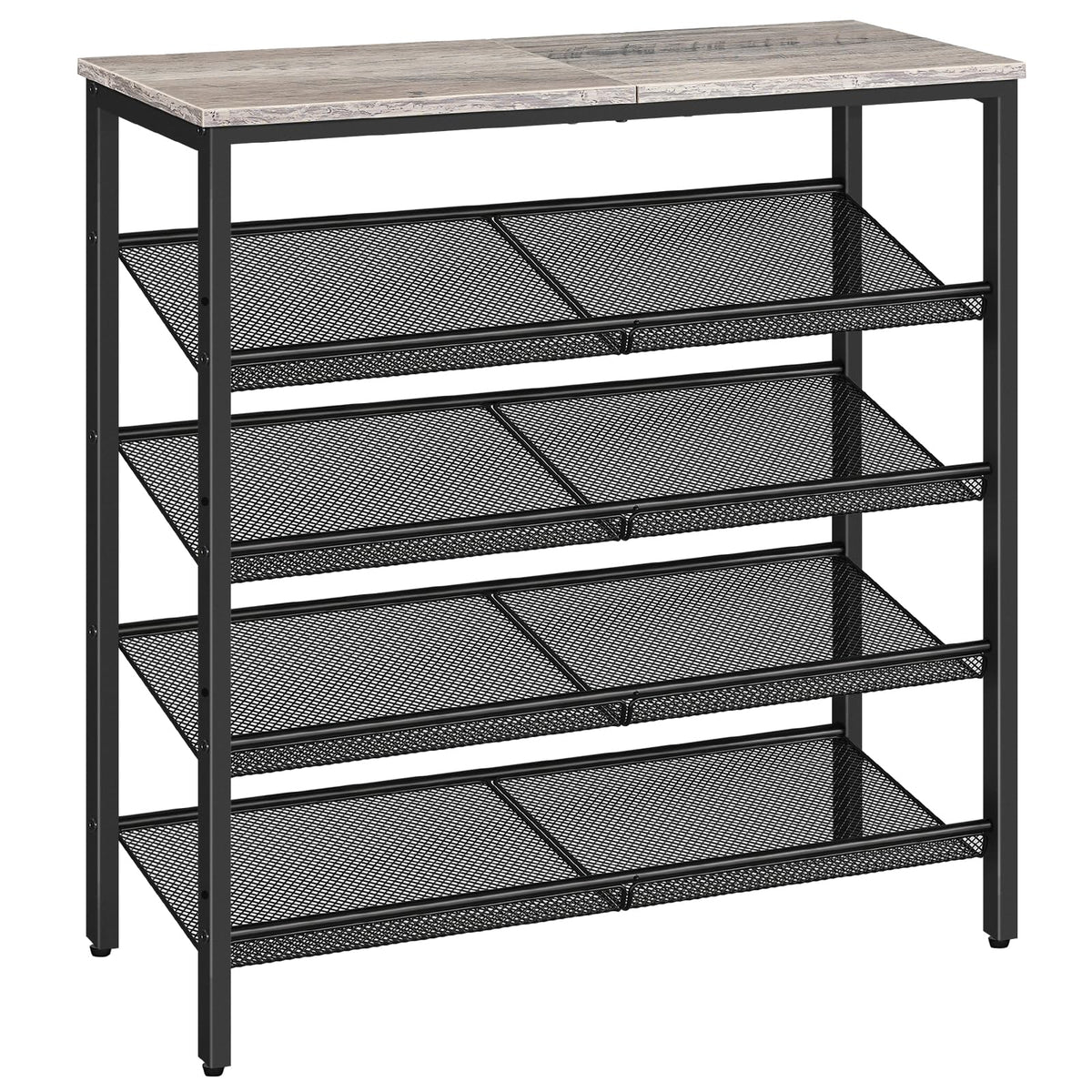 HOOBRO 5-tier entryway shoe rack keeps shoes neatly organized and accessible