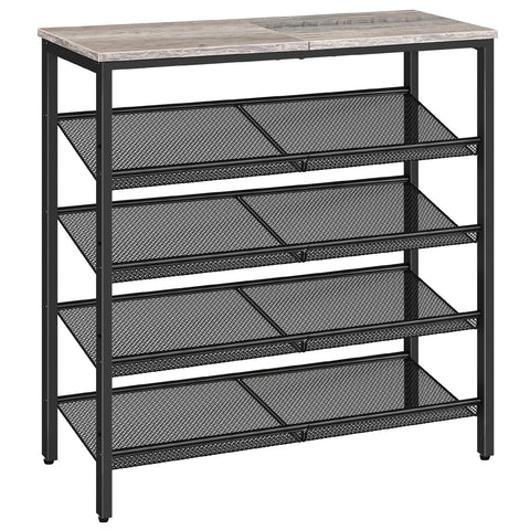 HOOBRO 5-tier entryway shoe rack keeps shoes neatly organized and accessible