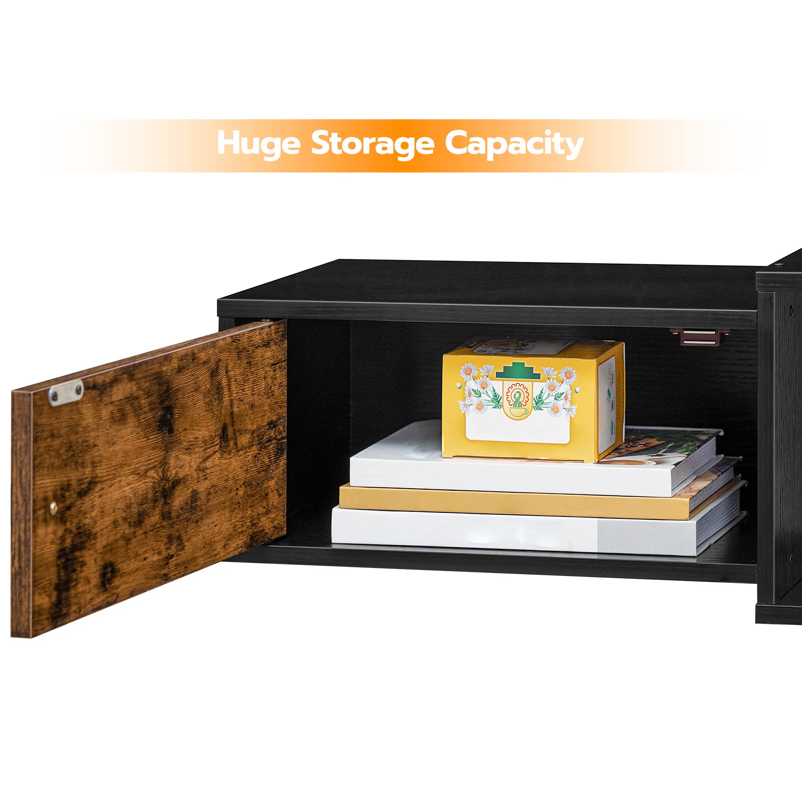 HOOBRO 55-inch TV compatibility range from 32 to 65 inches