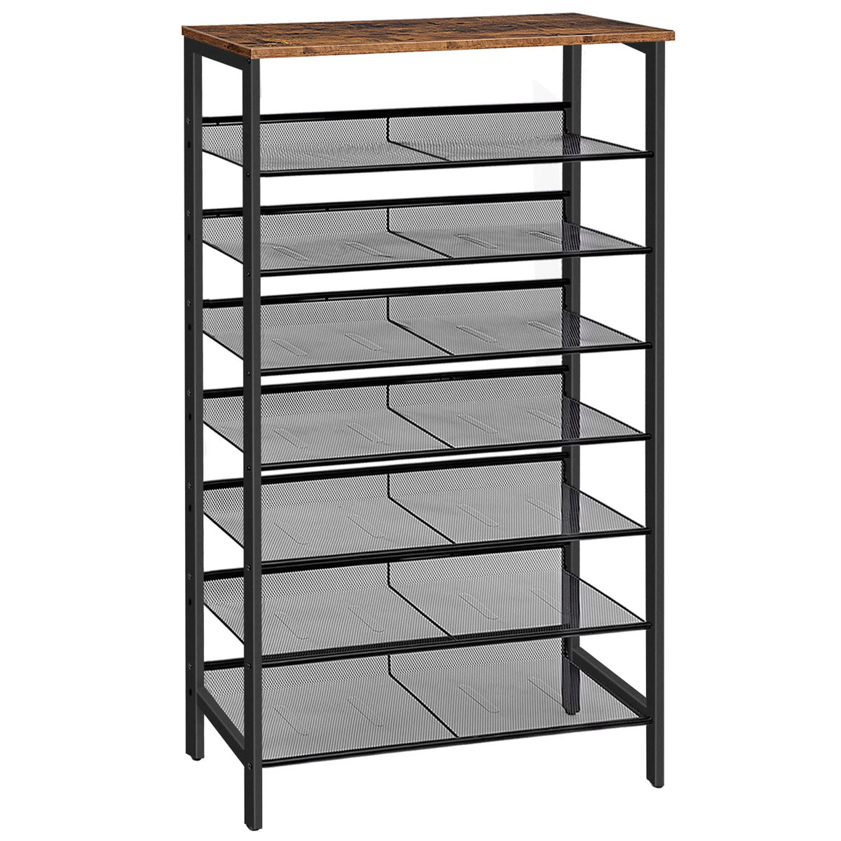 HOOBRO 8-tier shoe rack at the front door keeps entryway tidy and welcoming