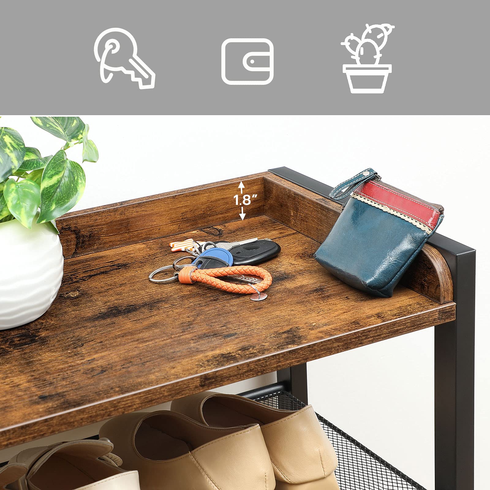 HOOBRO 8-tier shoe rack vertical design maximizing floor space