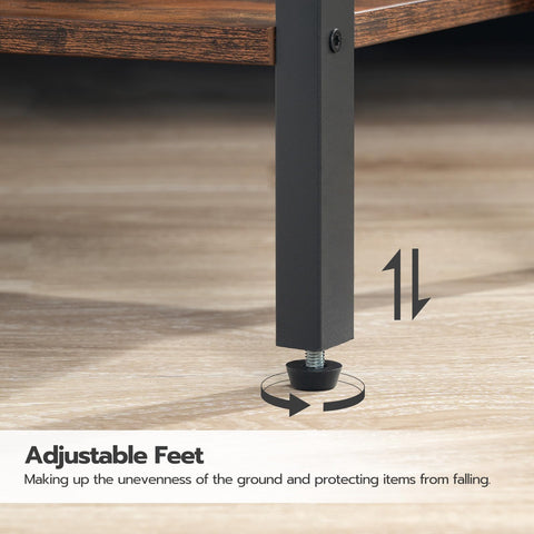 HOOBRO adjustable feet protect floors and keep the unit steady.